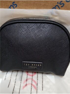 Ted Baker Black  Zip Pouch